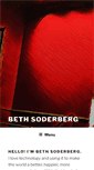 Mobile Screenshot of bethsoderberg.com
