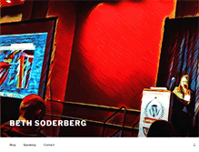 Tablet Screenshot of bethsoderberg.com